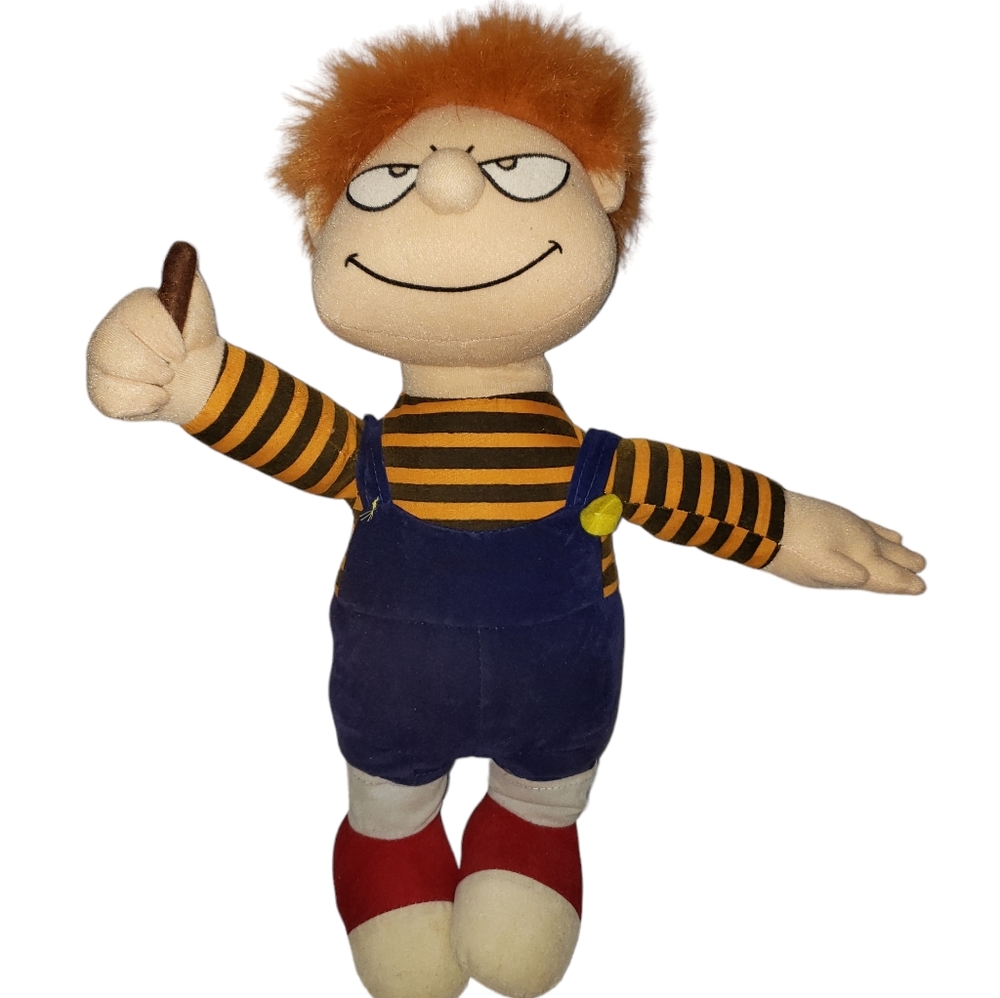 Rare 18" Sugarloaf Plush Stuffed Toy Vtg '98 Red Hair Overalls  Halloween Horror